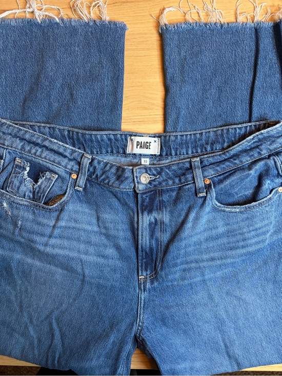 PAIGE Denim - Paige Brand Noelle style sledge jeans denim destroyed/distressed style Size 32